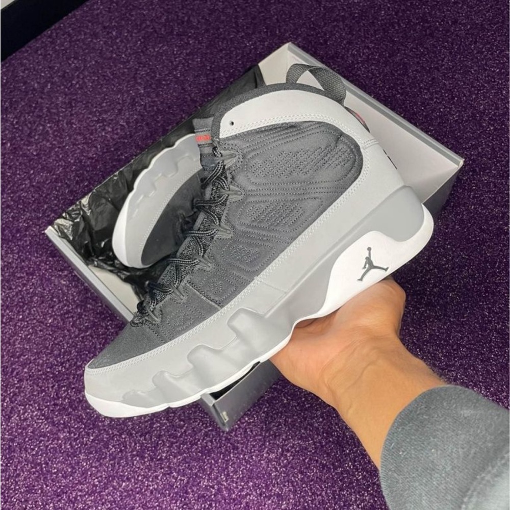 Jordan 9 particle grey